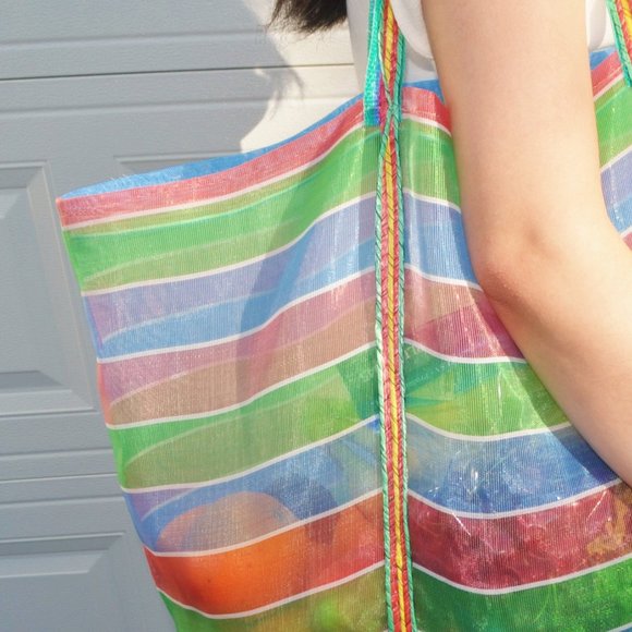 Lulu's Bag-Lady-Approved Massive Mesh Market Tote - Picture 1 of 10